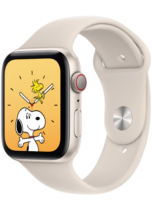 Produktbillede Apple Watch SE 2. Gen Starlight aluminium case - Starlight sport band