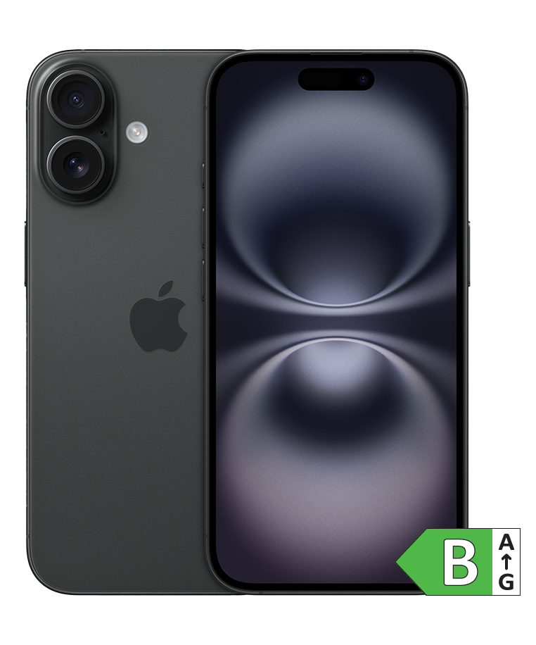 iPhone 16 Plus med energimærke B
