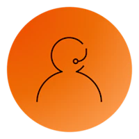 Ikon af en profil med headset på, som illustrerer kundeservice