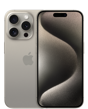 Produktbillede iPhone 15 Pro - Natural Titanium 