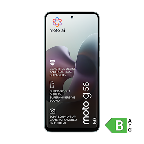 Motorola G56 med energimærke B