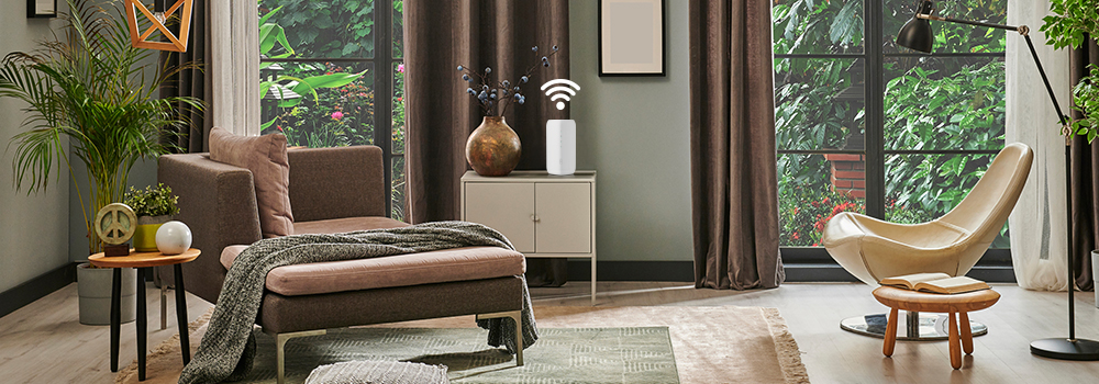 Billede af hjem med 5G router fra 3Business