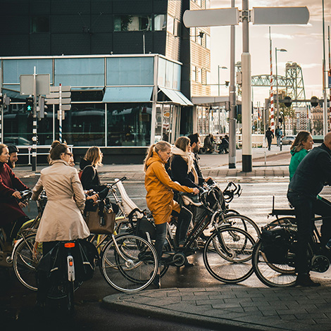 Byudvikling "cyklelister i byen"