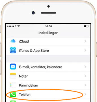 Indstillinger - Telefon