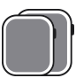 Apple Watch cases icon - sort 
