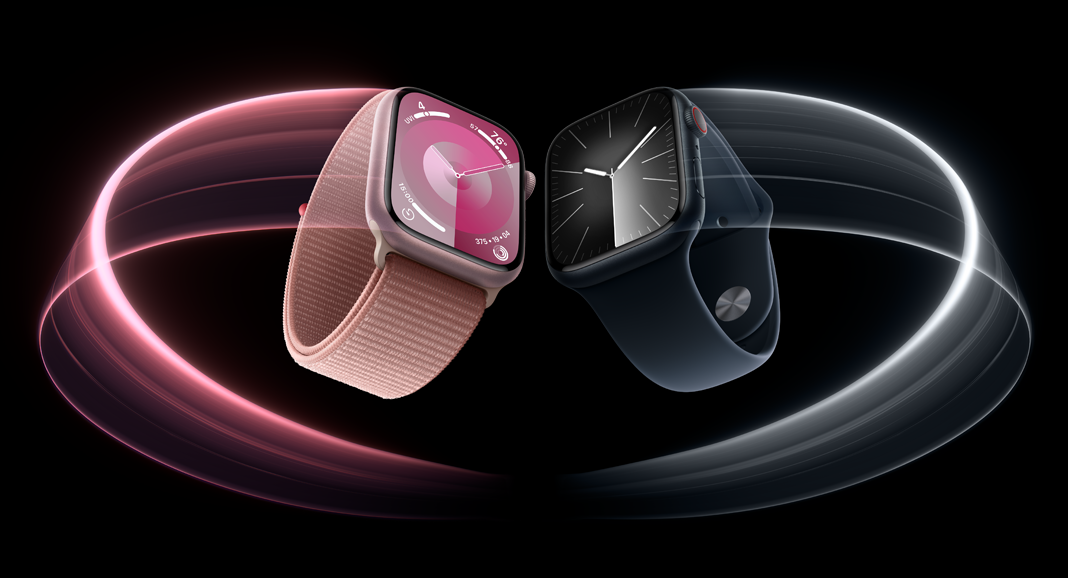 Apple Watch S9 "pink & Black"