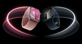 Apple Watch S9 "pink & Black"