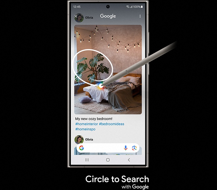 Samsung - Circle to search "AI"