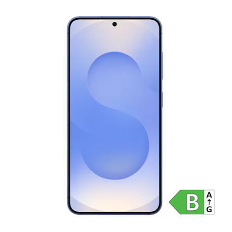 Samsung S25med energimærke (B)